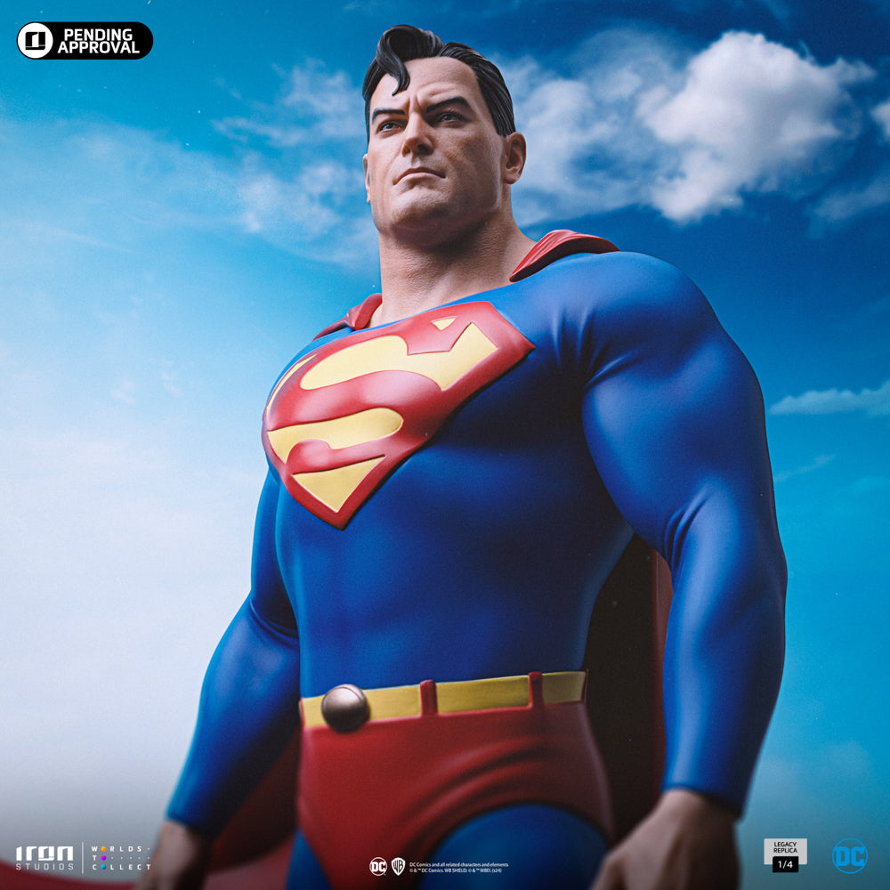 Estátua Superman Trinity - DC Comics -   Legacy Replica 1/4 - Iron Studios