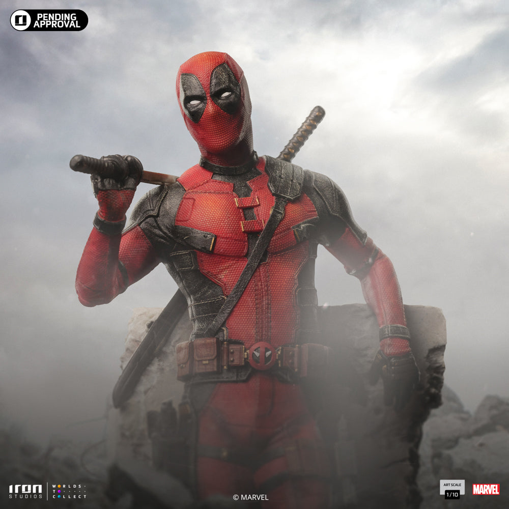 Estátua Deadpool - Deadpool & Wolverine - Art Scale 1/10 - Iron Studios