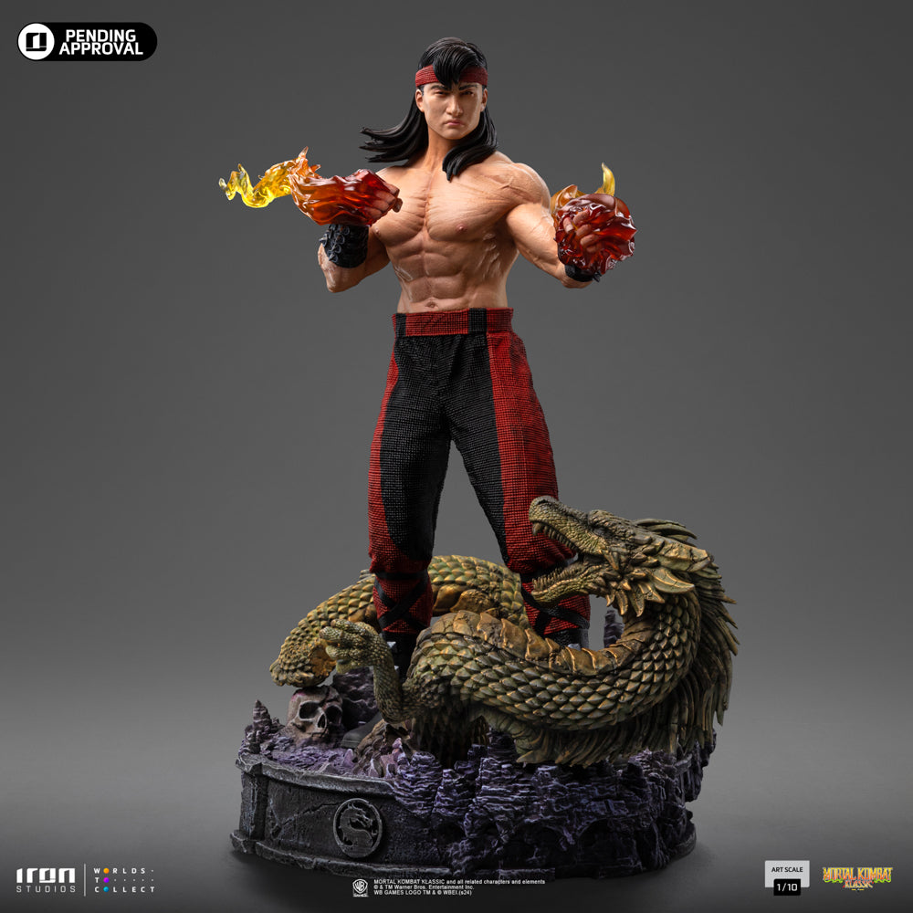 Estátua Liu Kang - Mortal Kombat - Art Scale 1/10 - Iron Studios