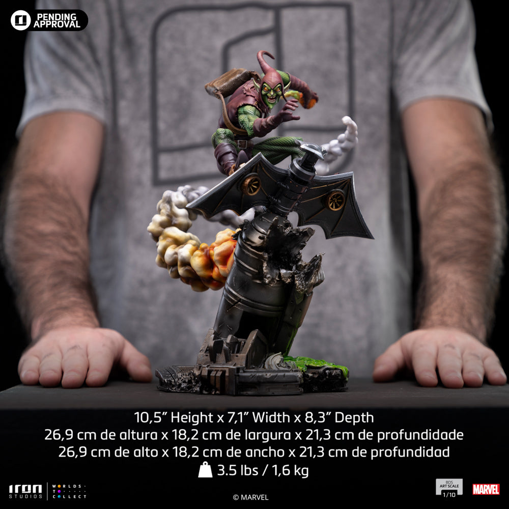 Estátua Duende Verde - Spider-man vs Villains Diorama - BDS Art Scale 1/10 - Iron Studios