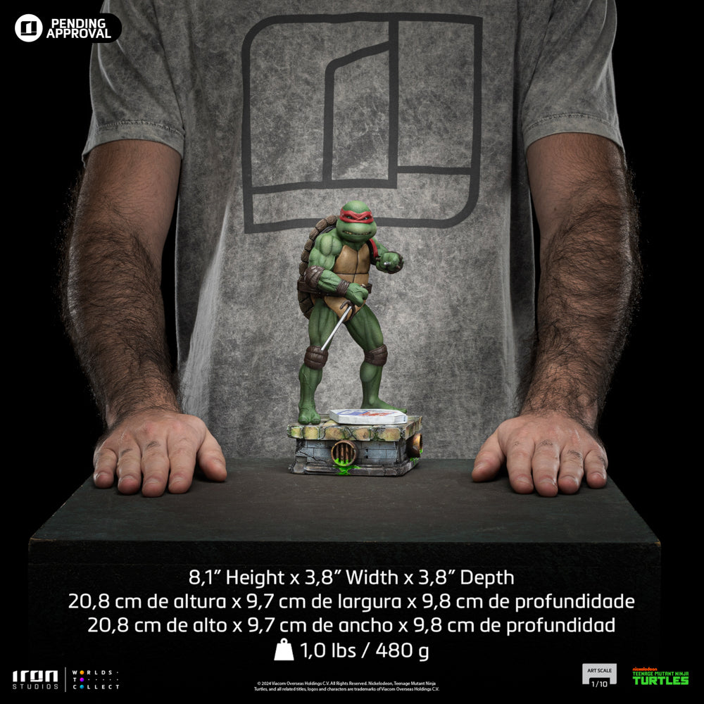 Estátua Raphael - TMNT Movie - Art Scale 1/10 - Iron Studios