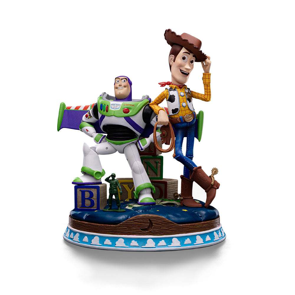 Estátua Buzz & Woody Deluxe - Toy Story - Art Scale 1/10 - Iron Studios