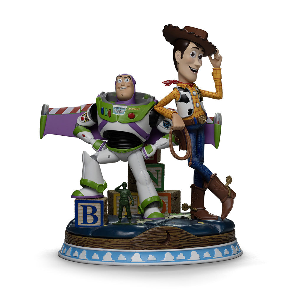 Estátua Buzz & Woody Deluxe - Toy Story - Art Scale 1/10 - Iron Studios