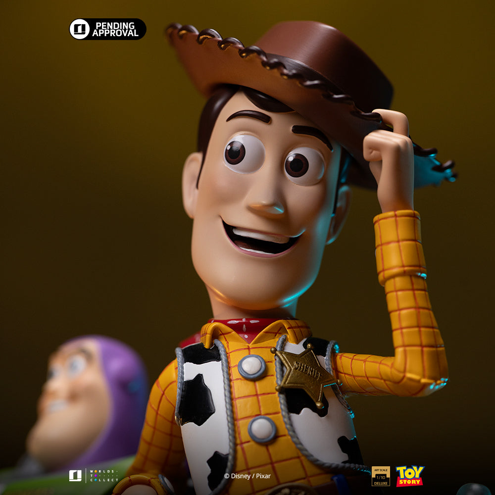 Estátua Buzz & Woody Deluxe - Toy Story - Art Scale 1/10 - Iron Studios