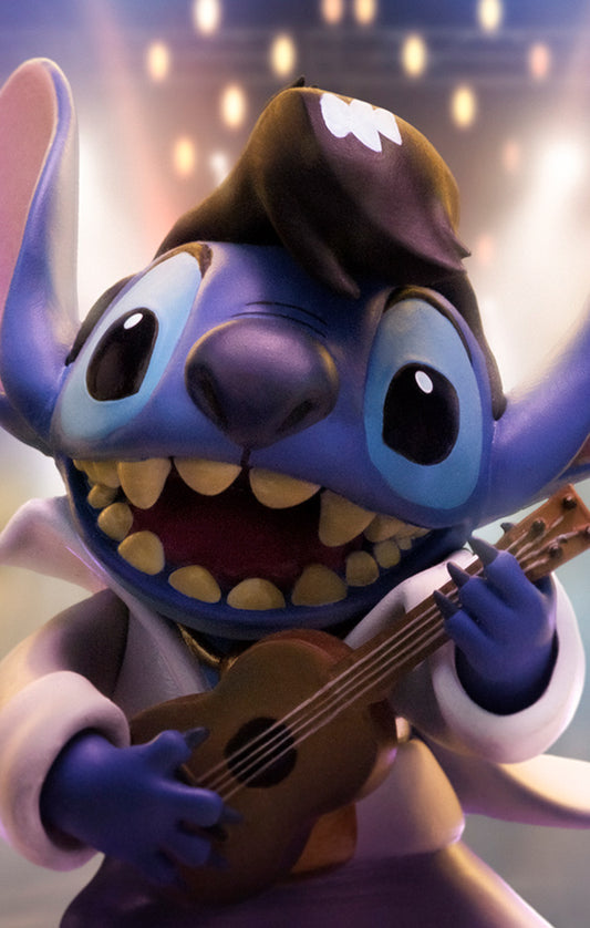 Estátua Stitch King of Rock - Disney Classics - Art Scale 1/10 - Iron Studios