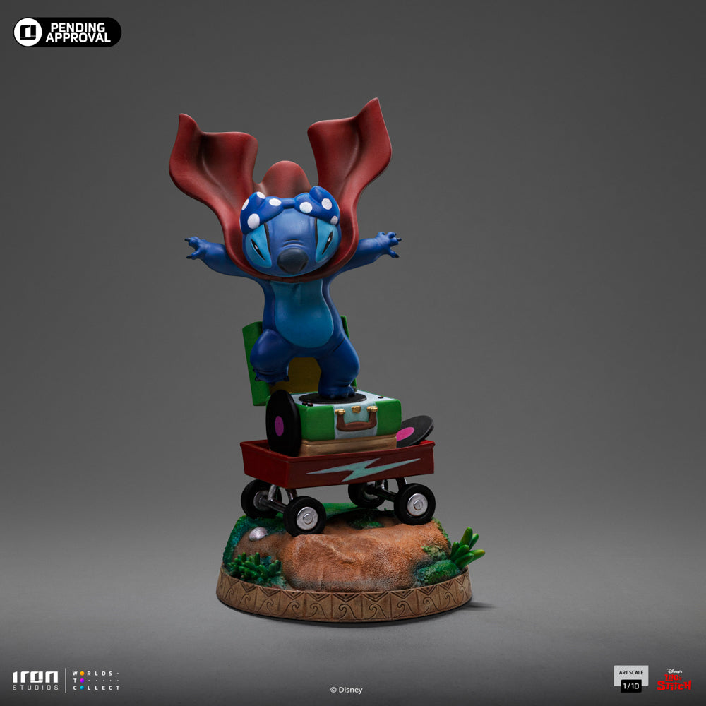 Estátua Stitch Lavanderia - Disney Classics - Art Scale 1/10 - Iron Studios