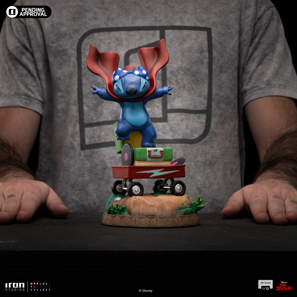 Estátua Stitch Laundry - Disney Classics - Art Scale 1/10 - Iron Studios
