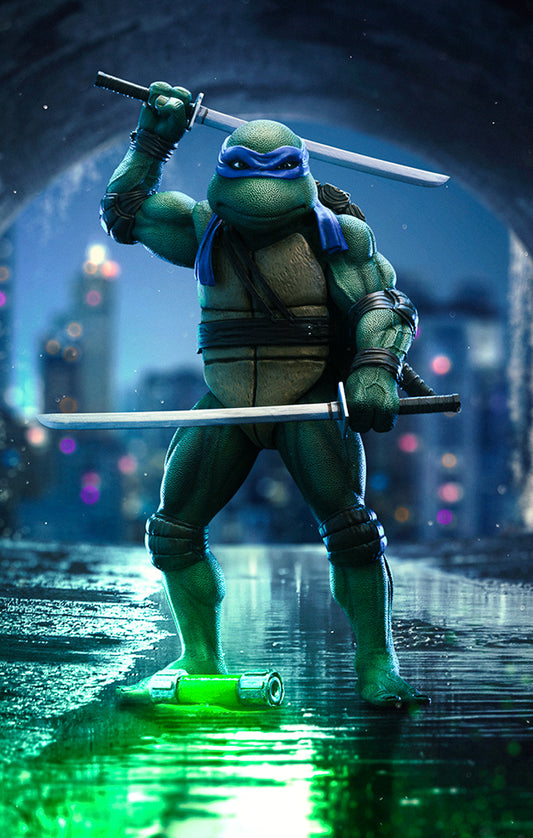 Estátua Leonardo - TMNT Movie - Art Scale 1/10 - Iron Studios