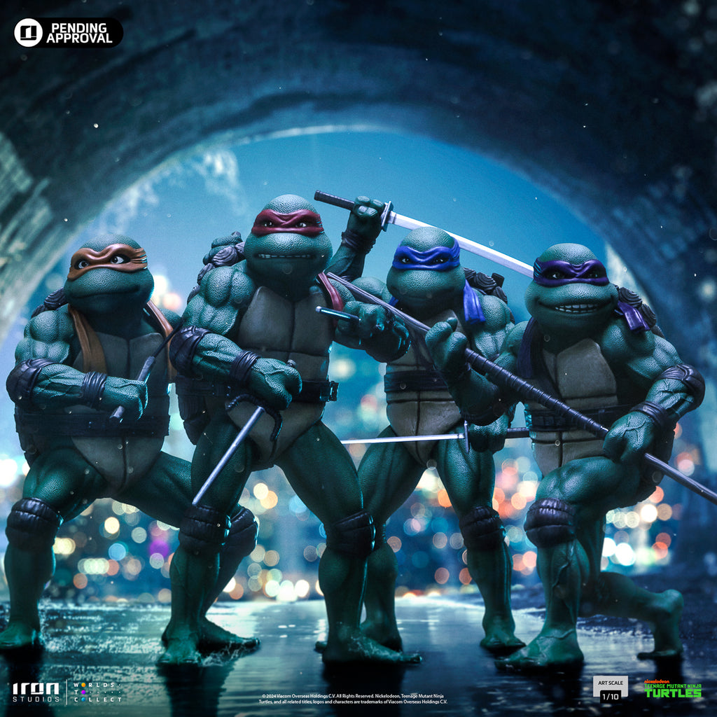 Estátua Leonardo - TMNT Movie - Art Scale 1/10 - Iron Studios