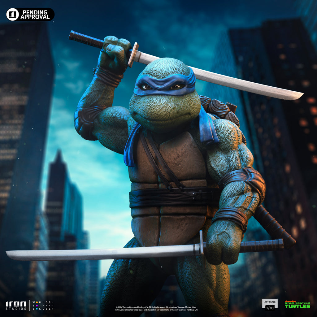 Estátua Leonardo - TMNT Movie - Art Scale 1/10 - Iron Studios