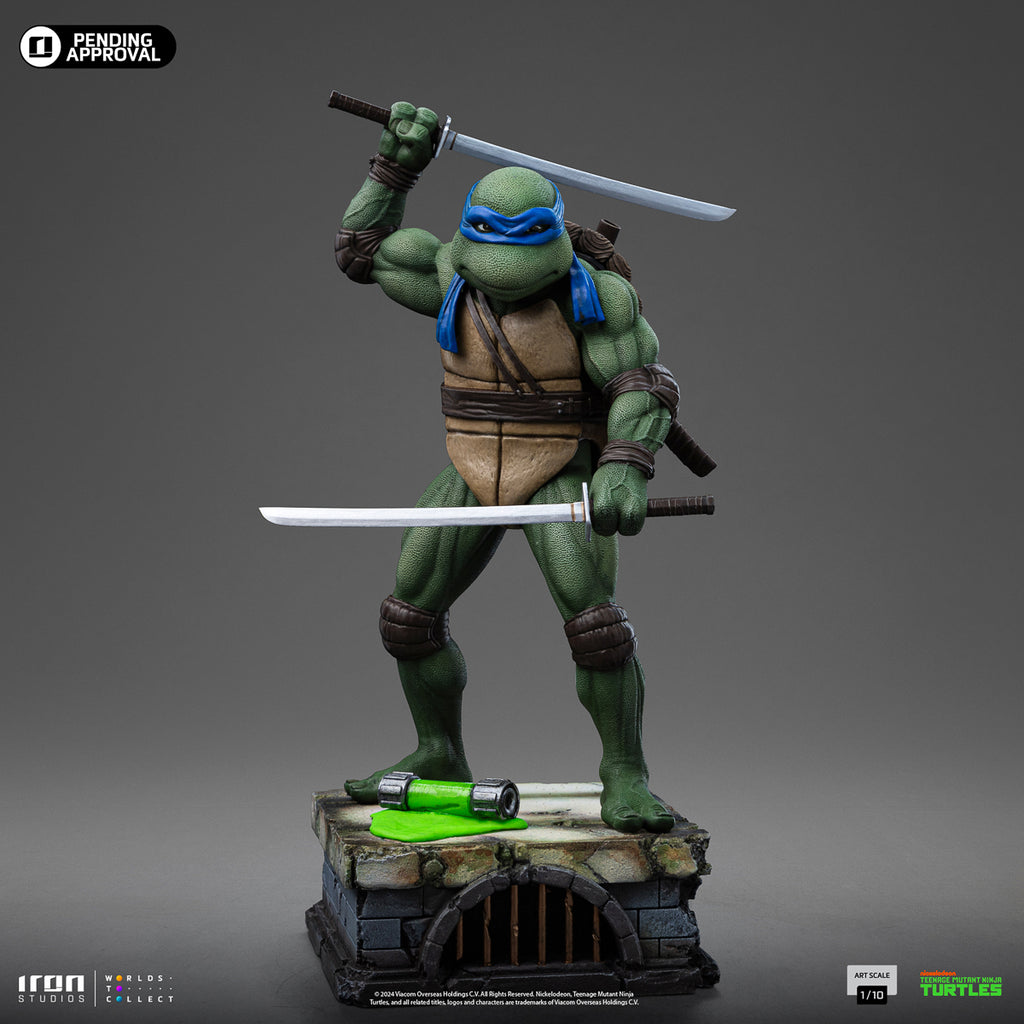 Estátua Leonardo - TMNT Movie - Art Scale 1/10 - Iron Studios
