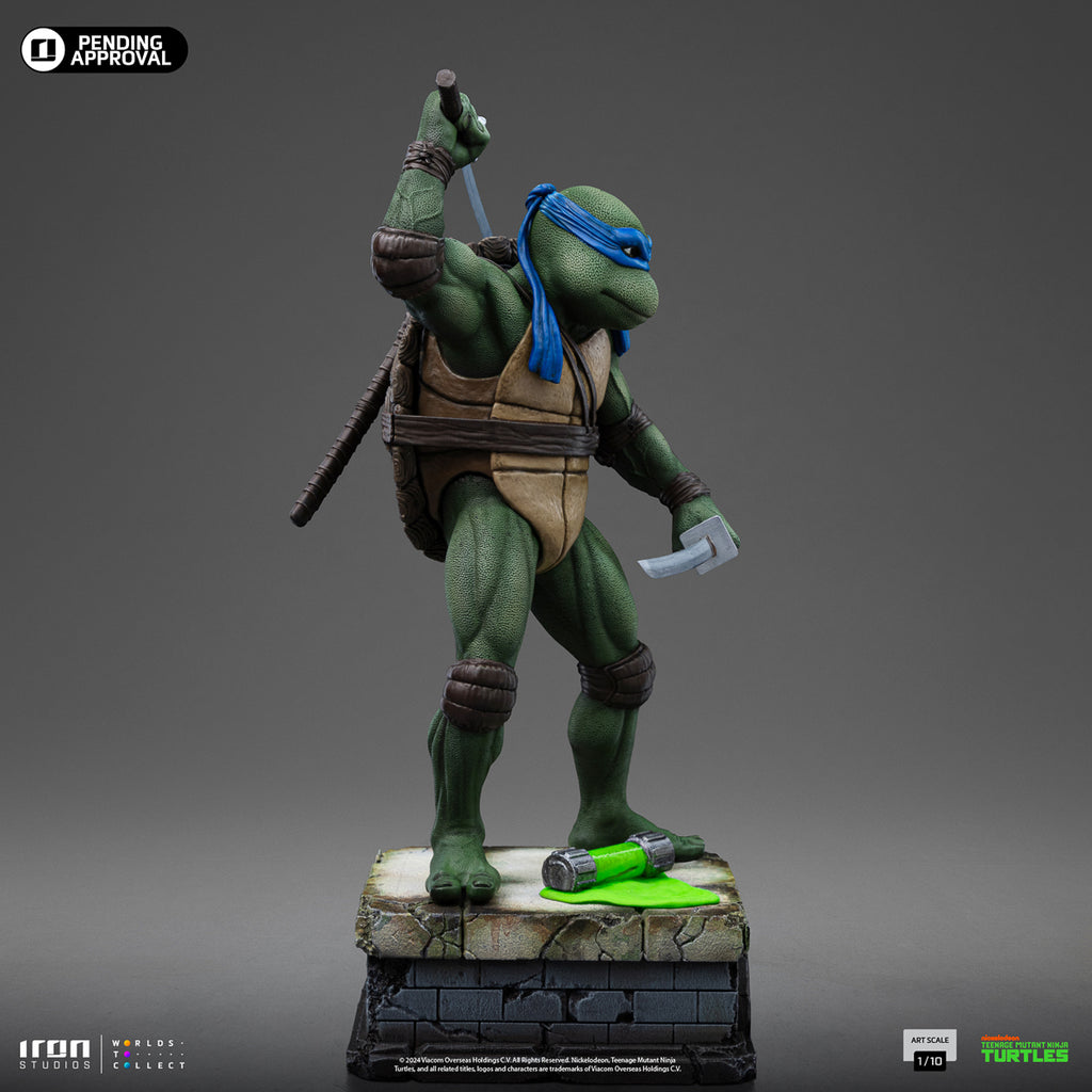 Estátua Leonardo - TMNT Movie - Art Scale 1/10 - Iron Studios