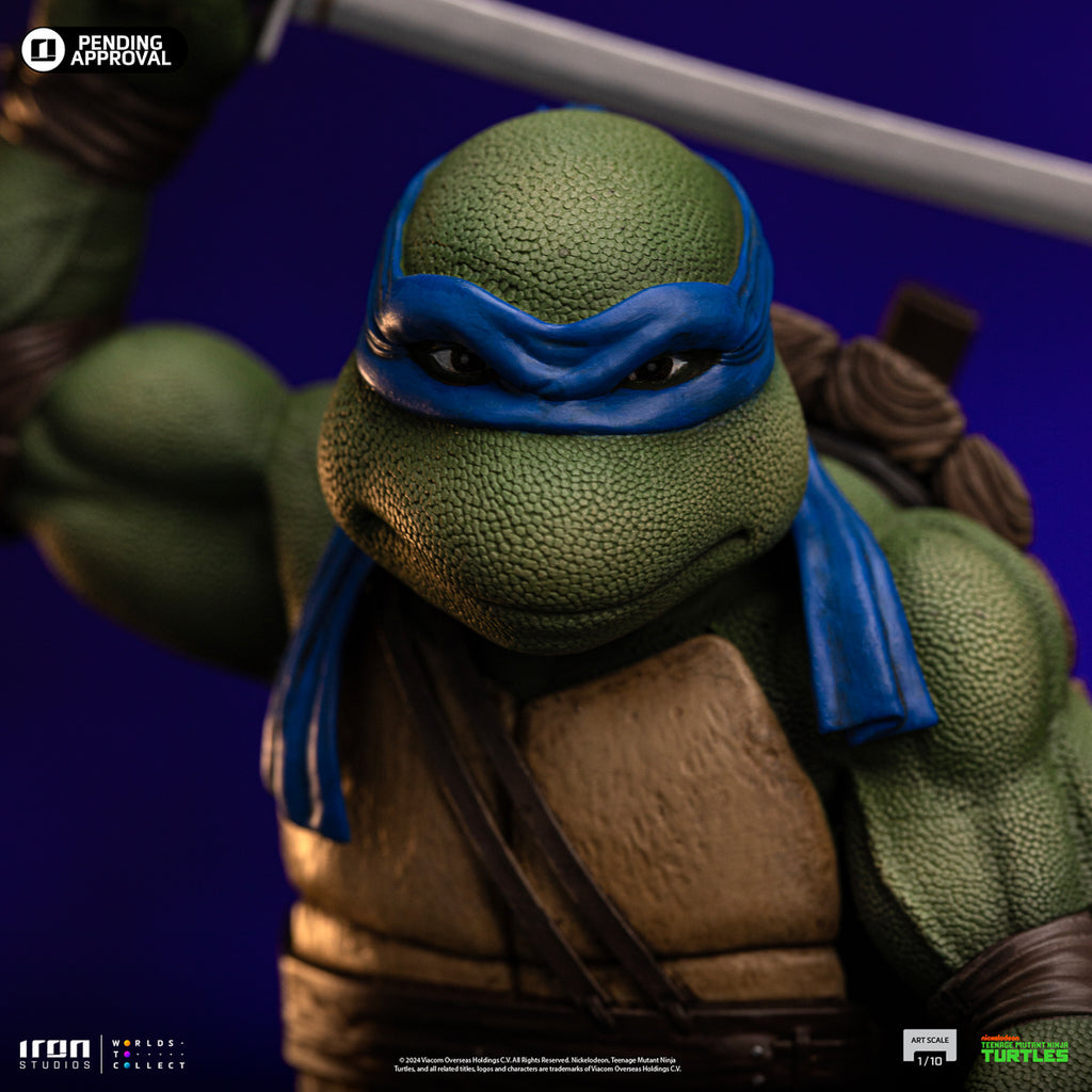 Estátua Leonardo - TMNT Movie - Art Scale 1/10 - Iron Studios