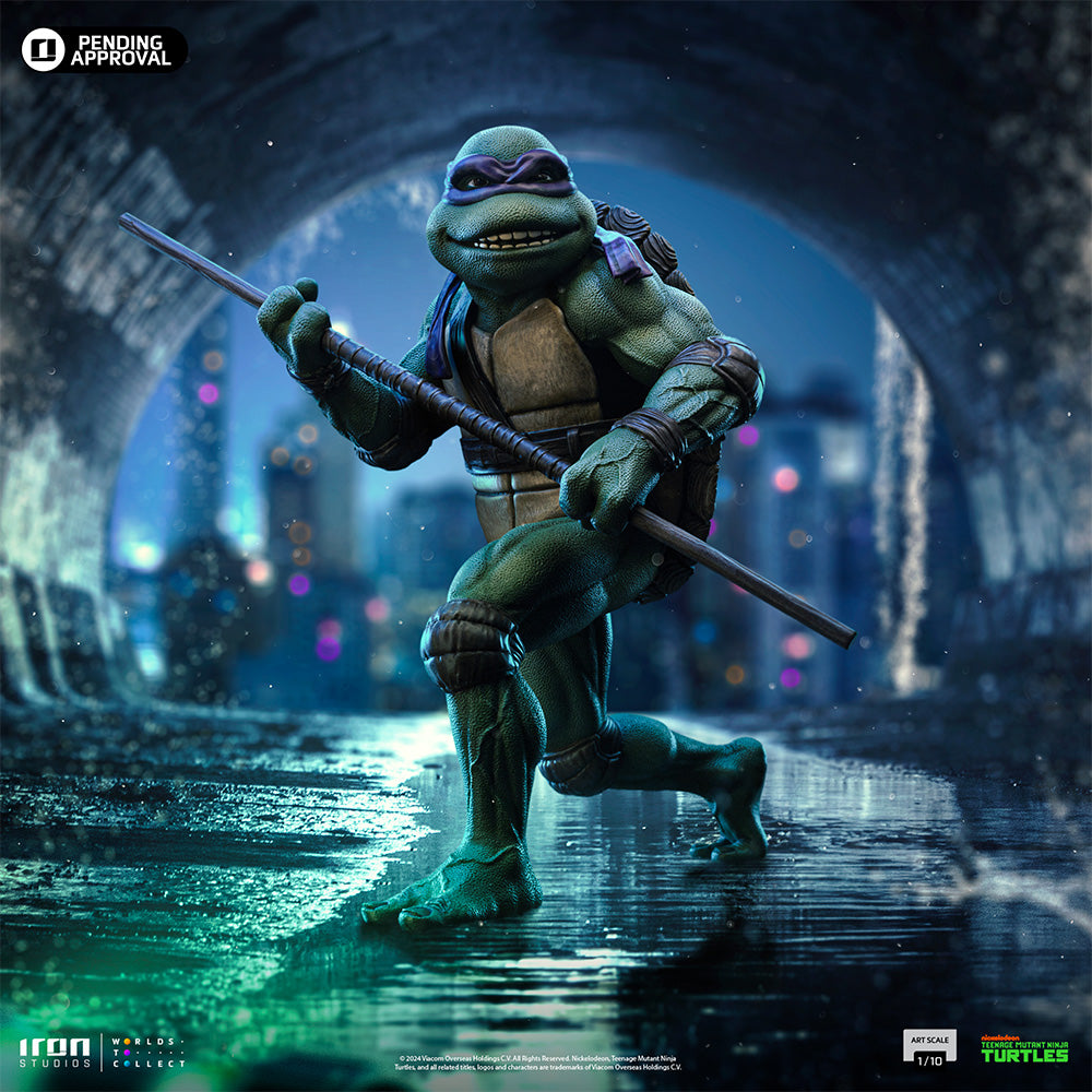 Estátua Donatello - As Tartarugas Ninja - Art Scale 1/10 - Iron Studios