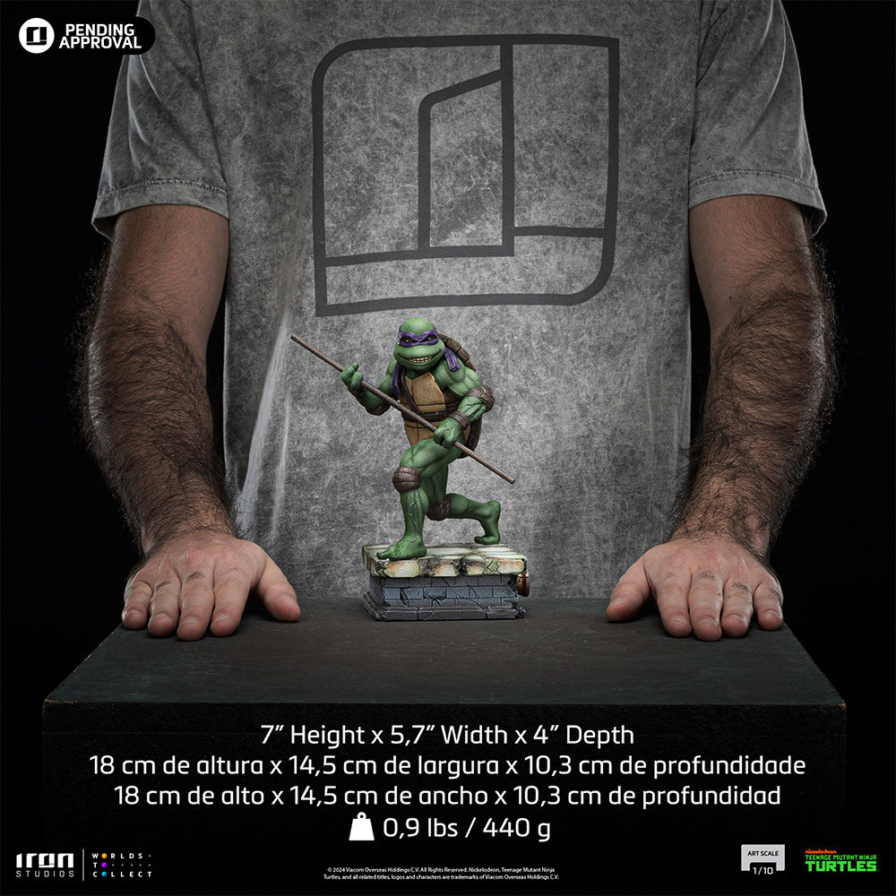 Estátua Donatello - TMNT Movie - Art Scale 1/10 - Iron Studios