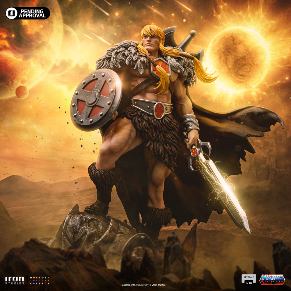 Estátua He-Man King Grayskull - He-Man e os Mestres do Universo - Art Scale 1/10 - Iron Studios