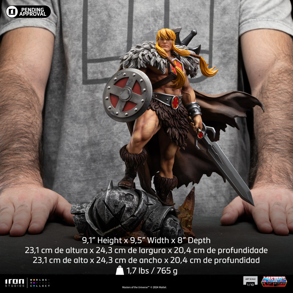 Estátua He-Man King Grayskull - He-Man e os Mestres do Universo - Art Scale 1/10 - Iron Studios