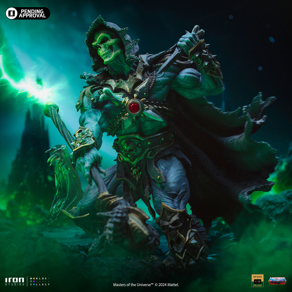 Estátua Esqueleto Unleashed - He-Man e os Mestres do Universo - Art Scale 1/10 - Iron Studios