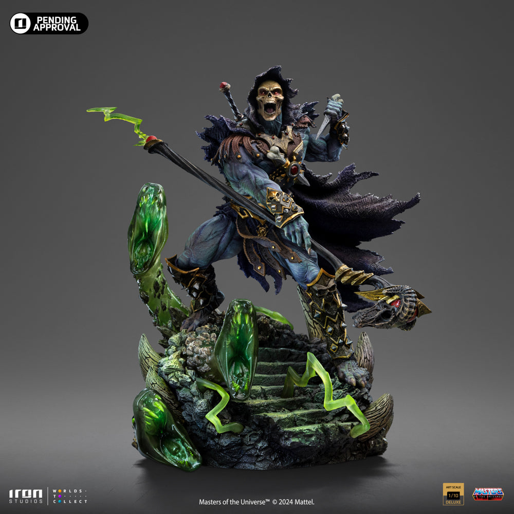Estátua Esqueleto Unleashed - He-Man e os Mestres do Universo - Art Scale 1/10 - Iron Studios