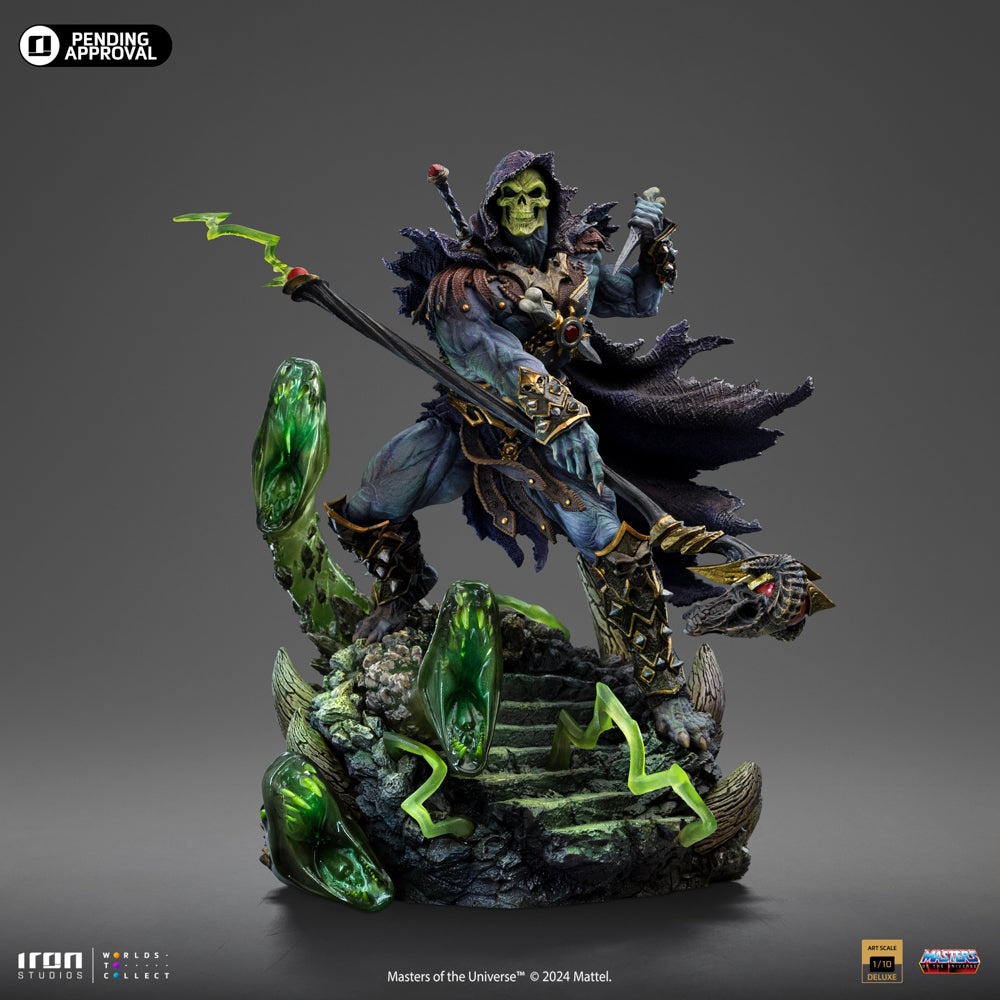 Estátua Esqueleto Unleashed - He-Man e os Mestres do Universo - Art Scale 1/10 - Iron Studios