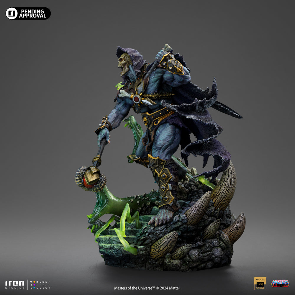 Estátua Esqueleto Unleashed - He-Man e os Mestres do Universo - Art Scale 1/10 - Iron Studios