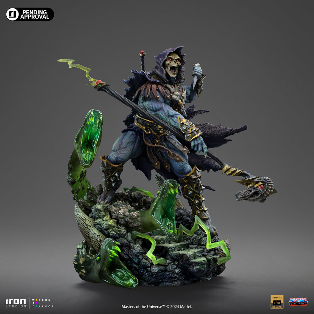 Estátua Esqueleto Unleashed - He-Man e os Mestres do Universo - Art Scale 1/10 - Iron Studios