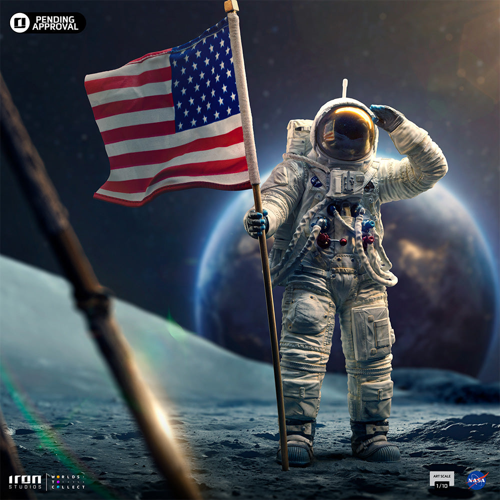 Estátua Astronauta Apolo 11 - Nasa - Art Scale 1/10 - Iron Studios