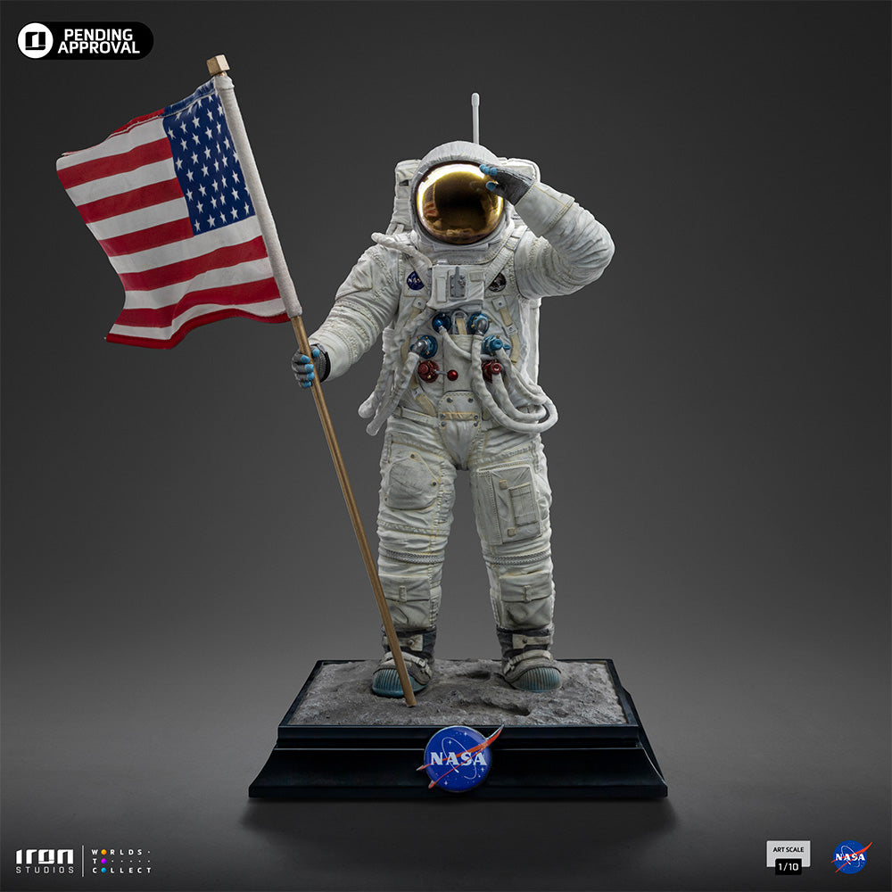 Estátua Astronauta Apolo 11 - Nasa - Art Scale 1/10 - Iron Studios