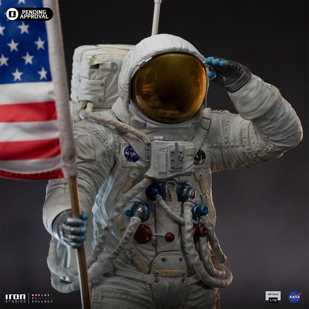 Estátua Astronauta Apolo 11 - Nasa - Art Scale 1/10 - Iron Studios