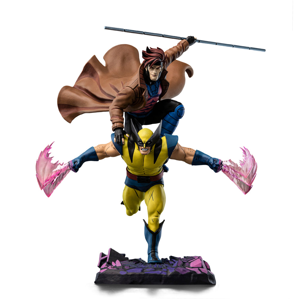 Estátua Wolverine e Gambit - X-Men 97 - Art Scale 1/10 - Iron Studios