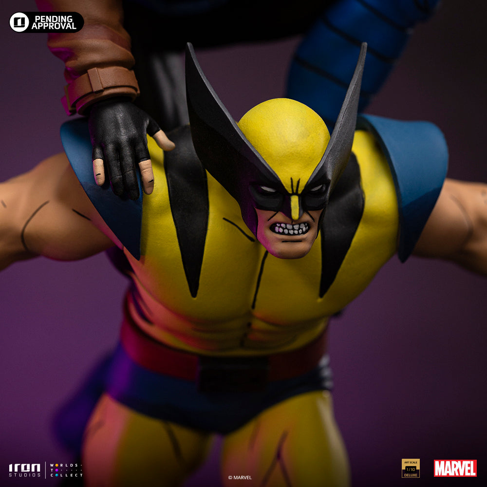 Estátua Wolverine e Gambit - X-Men 97 - Art Scale 1/10 - Iron