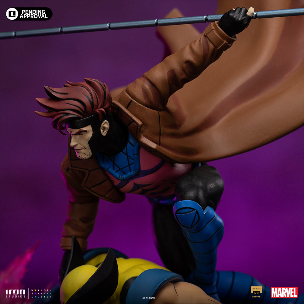 Estátua Wolverine e Gambit - X-Men 97 - Art Scale 1/10 - Iron Studios