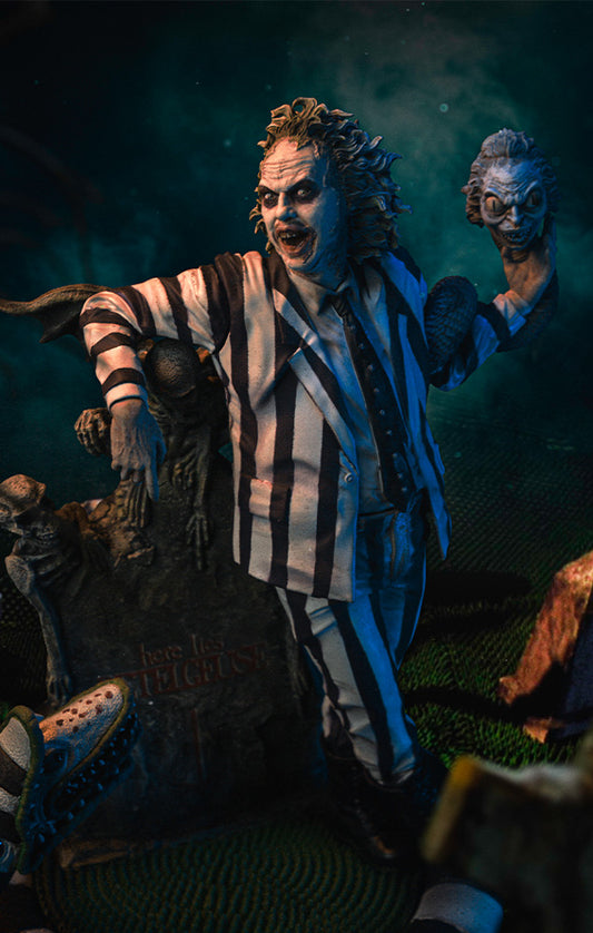 Estátua Besouro Suco Deluxe - Os Fantasmas se Divertem - Art Scale 1/10 - Iron Studios