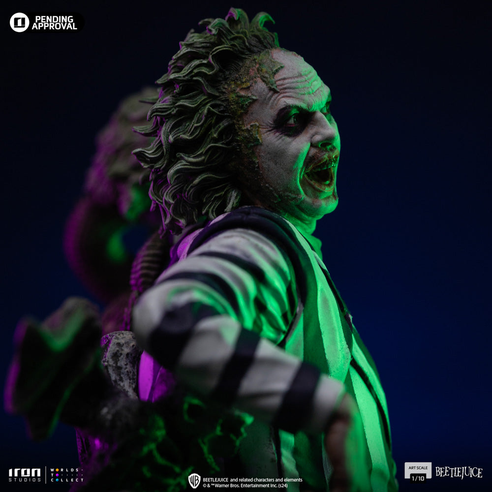 Estátua Besouro Suco Deluxe - Os Fantasmas se Divertem - Art Scale 1/10 - Iron Studios