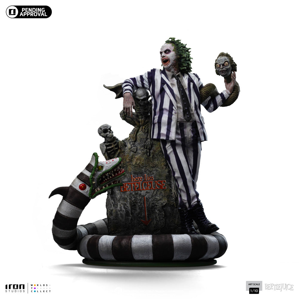 Estátua Besouro Suco Deluxe - Os Fantasmas se Divertem - Art Scale 1/10 - Iron Studios