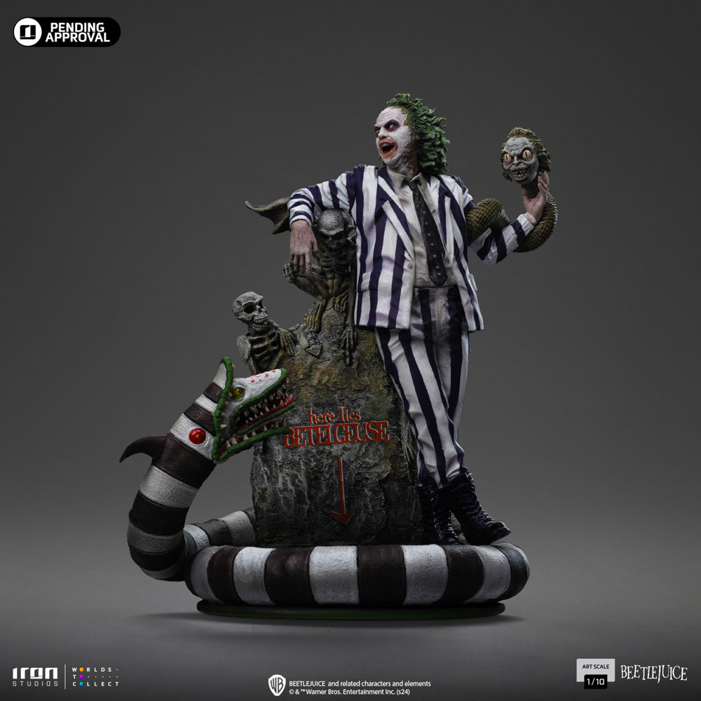 Estátua Besouro Suco Deluxe - Os Fantasmas se Divertem - Art Scale 1/10 - Iron Studios