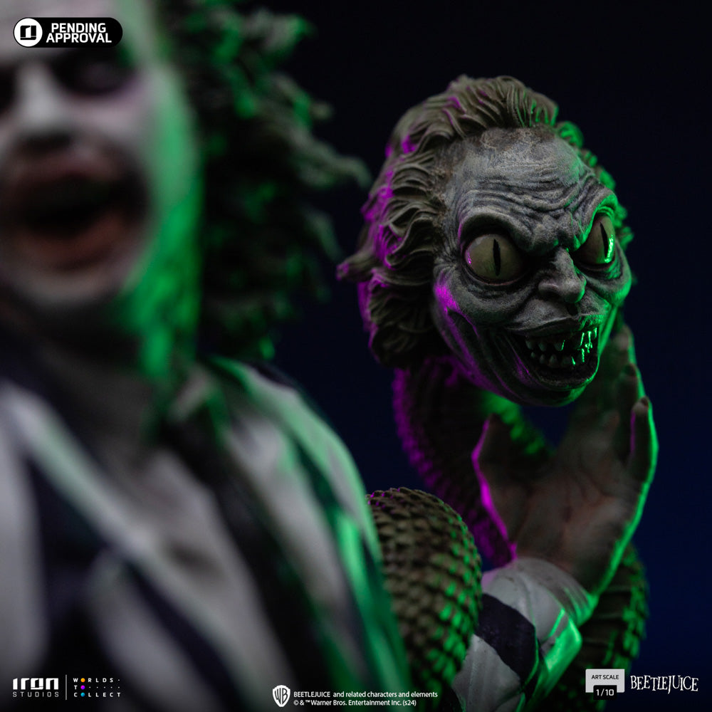 Estátua Besouro Suco Deluxe - Os Fantasmas se Divertem - Art Scale 1/10 - Iron Studios