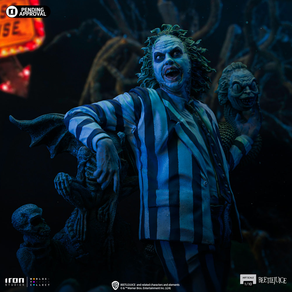 Estátua Besouro Suco - Os Fantasmas se Divertem - MiniCo - Iron Studios
