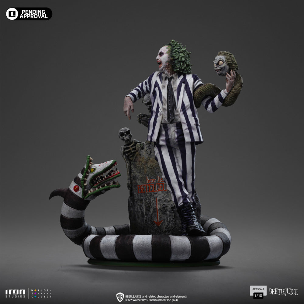 Estátua Besouro Suco - Os Fantasmas se Divertem - MiniCo - Iron Studios