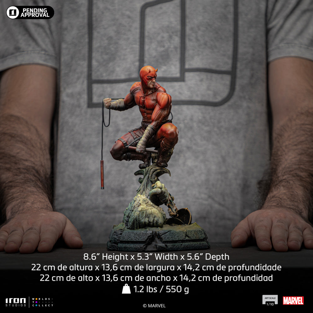 Estátua Demolidor Unleashed - Marvel Comics - Art Scale 1/10 - Iron Studios