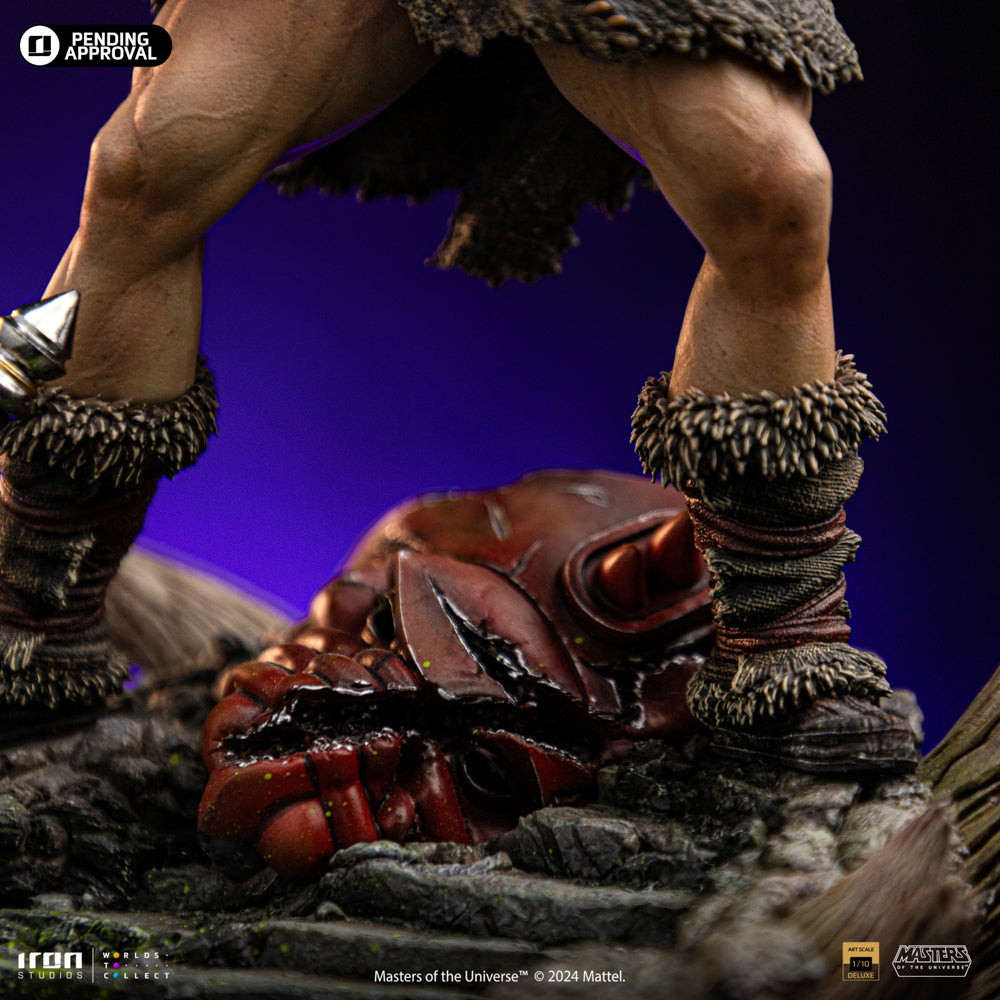 Estátua He-Man Unleashed - He-Man e os Mestres do Universo - Art Scale 1/10 - Iron Studios
