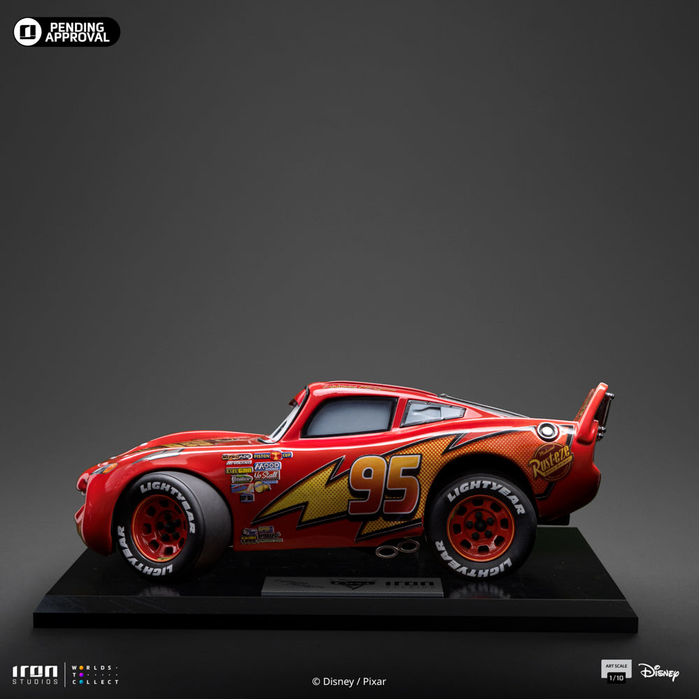 Estátua Relâmpago Mcqueen - Carros - Art Scale 1/10 - Iron Studios