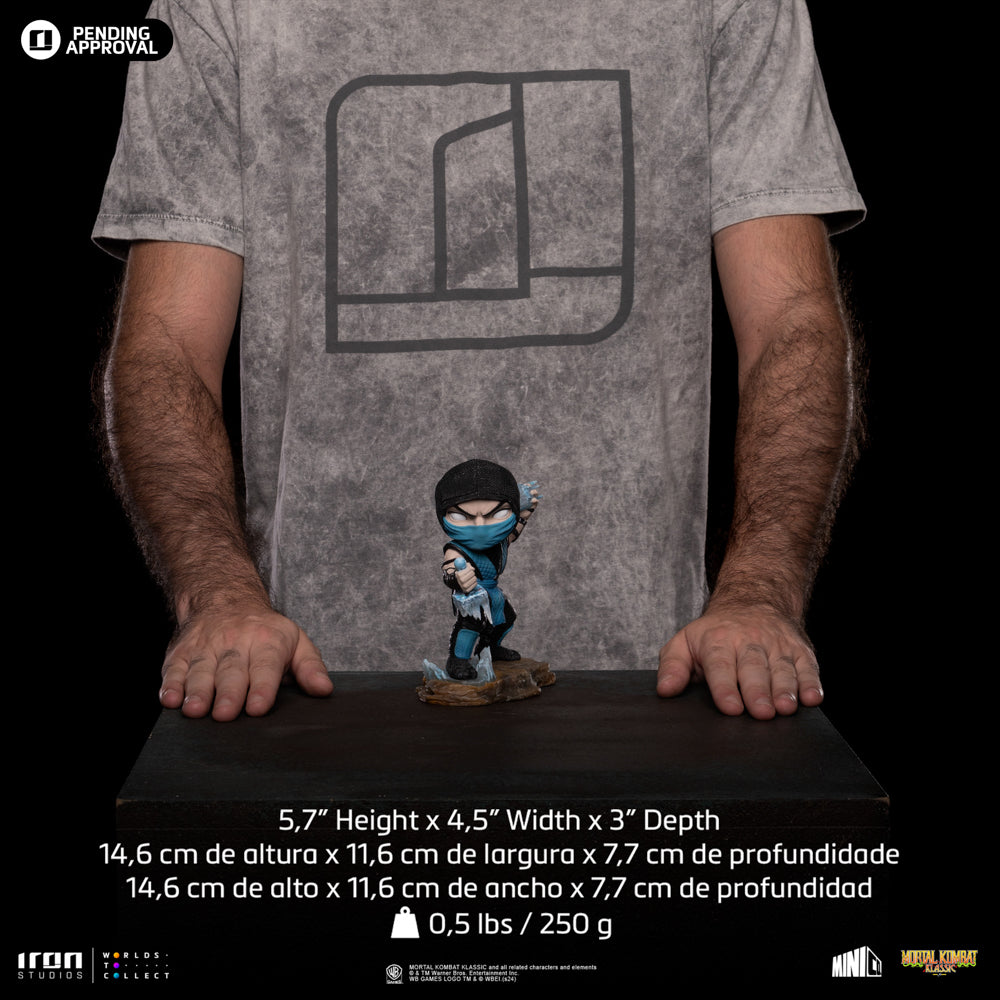 Estátua Sub-Zero - Mortal Kombat - MiniCo - Iron Studios