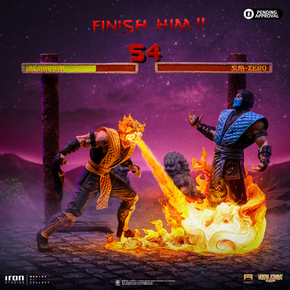 Estátua Scorpion Fatality - Mortal Kombat - Art Scale 1/10 - Iron Studios