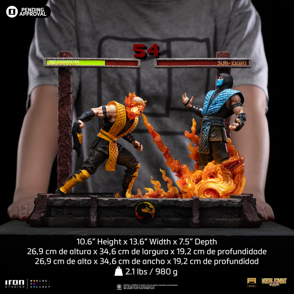 Estátua Scorpion Fatality - Mortal Kombat - Art Scale 1/10 - Iron Studios