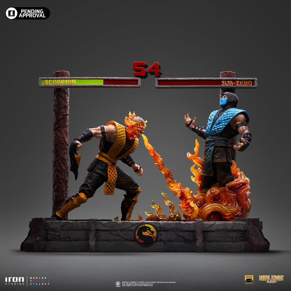 Estátua Scorpion Fatality - Mortal Kombat - Art Scale 1/10 - Iron Studios