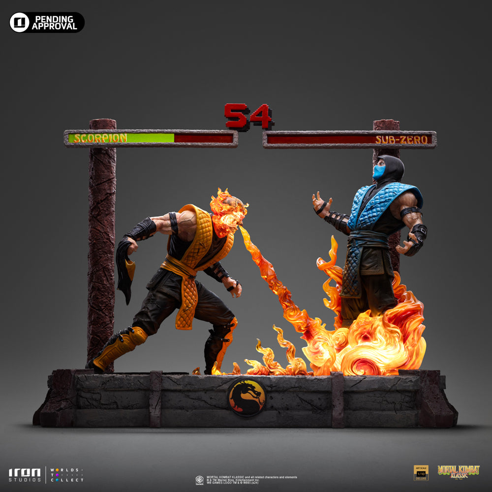 Estátua Scorpion Fatality - Mortal Kombat - Art Scale 1/10 - Iron Studios