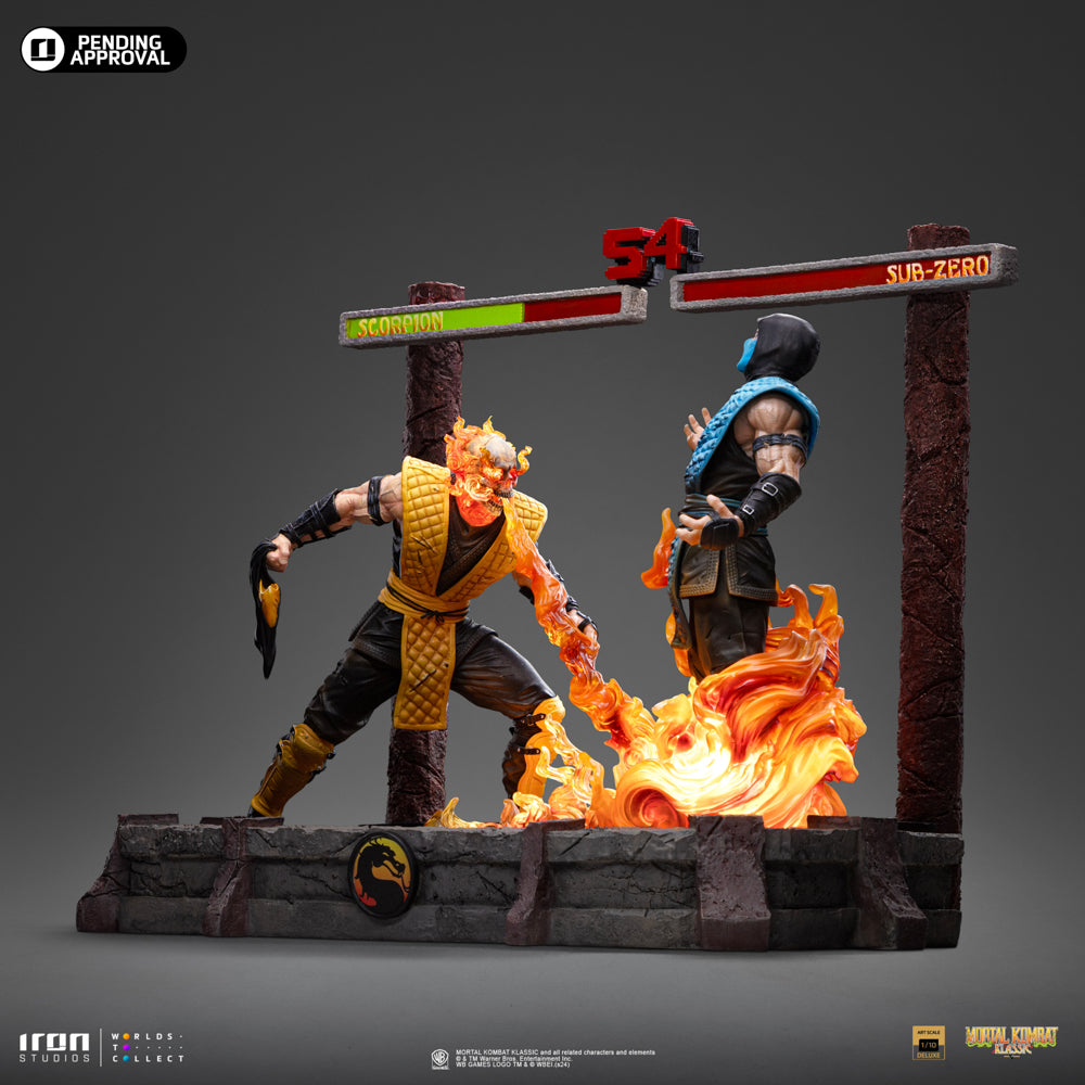 Estátua Scorpion Fatality - Mortal Kombat - Art Scale 1/10 - Iron Studios