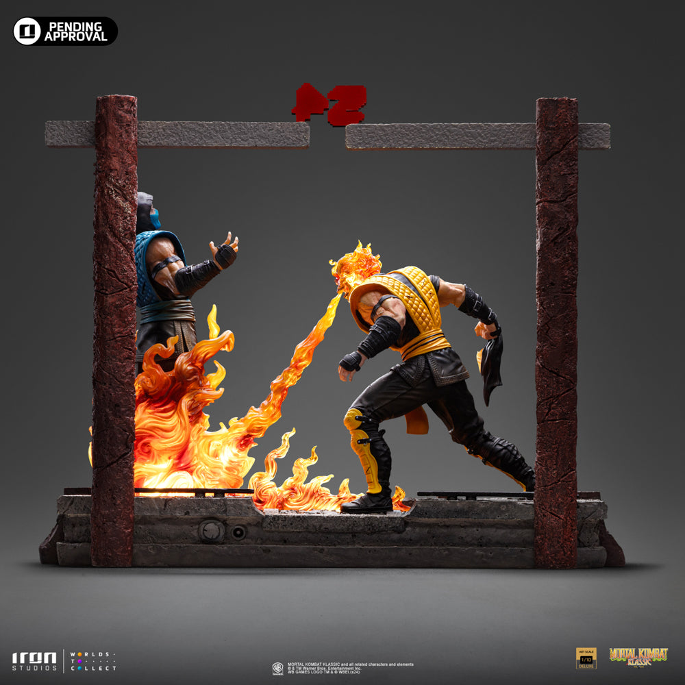 Estátua Scorpion Fatality - Mortal Kombat - Art Scale 1/10 - Iron Studios