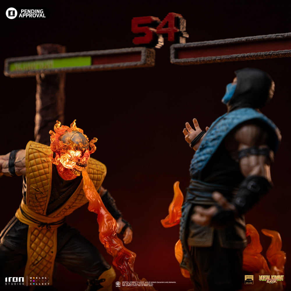 Estátua Scorpion Fatality - Mortal Kombat - Art Scale 1/10 - Iron Studios